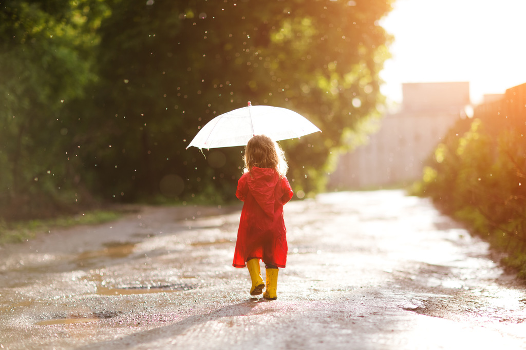 Co robić z dzieckiem podczas deszczowej pogody?